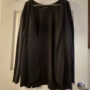 Lane Bryant Black Open Front Cardigan